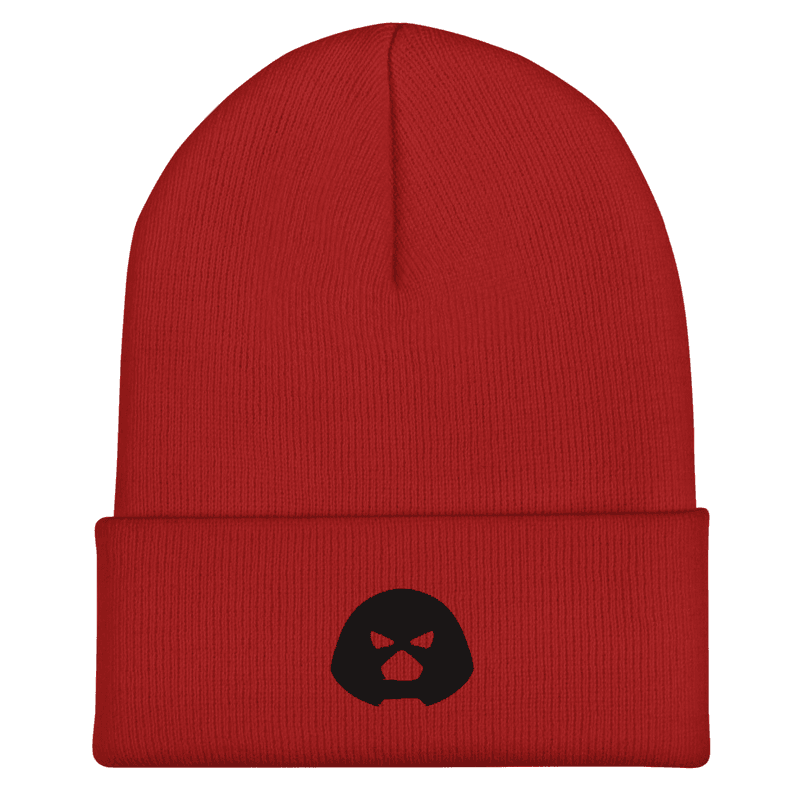 $JUGGERNAUT CUFFED BEANIE — Red One size