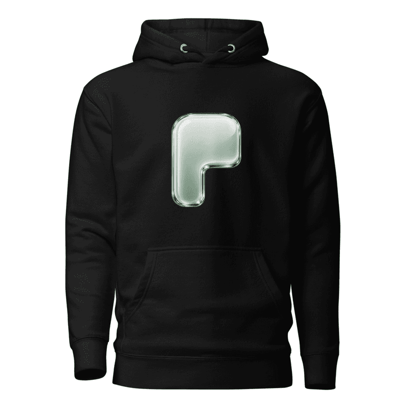 $PONS BASIC HOODIE — Black S