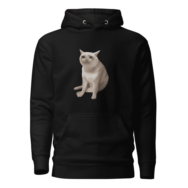 $CASHCAT BASIC HOODIE — Black S